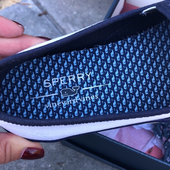 Sperry/Vineyard Vine Canvas Slide NEW size 6 - Picture 6 of 9